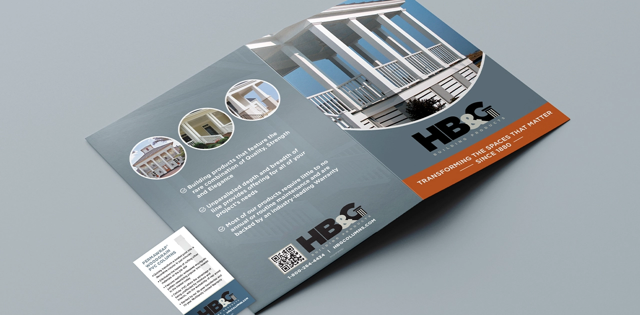 HB&G Building Products promotional materials created by Script Marketing