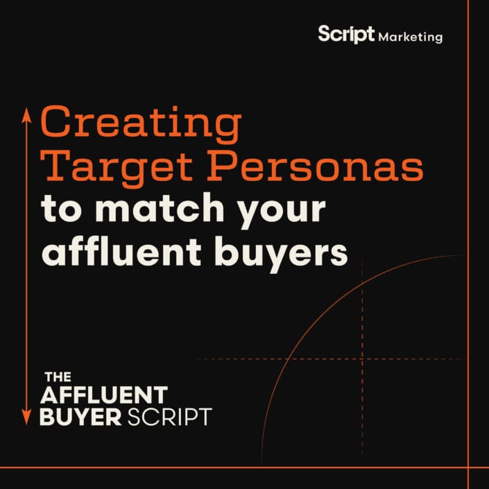 Creating target personas to match your affluent buyers, a podcast by Script Marketing