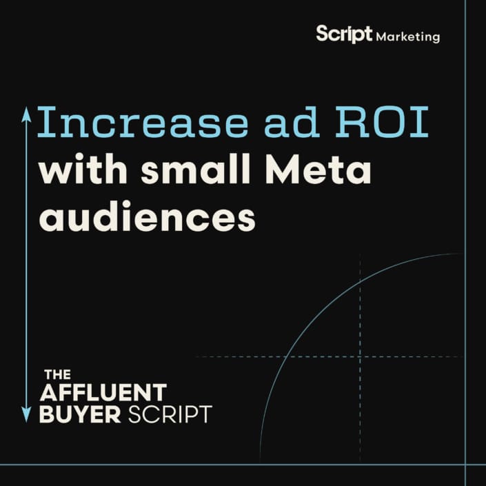 Increase Ad ROI with small Meta Audiences, a podcast by Script Marketing