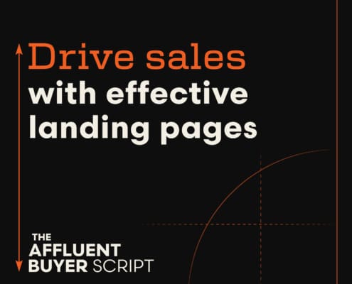 Drive sales with effective landing pages, a podcast by Script Marketing